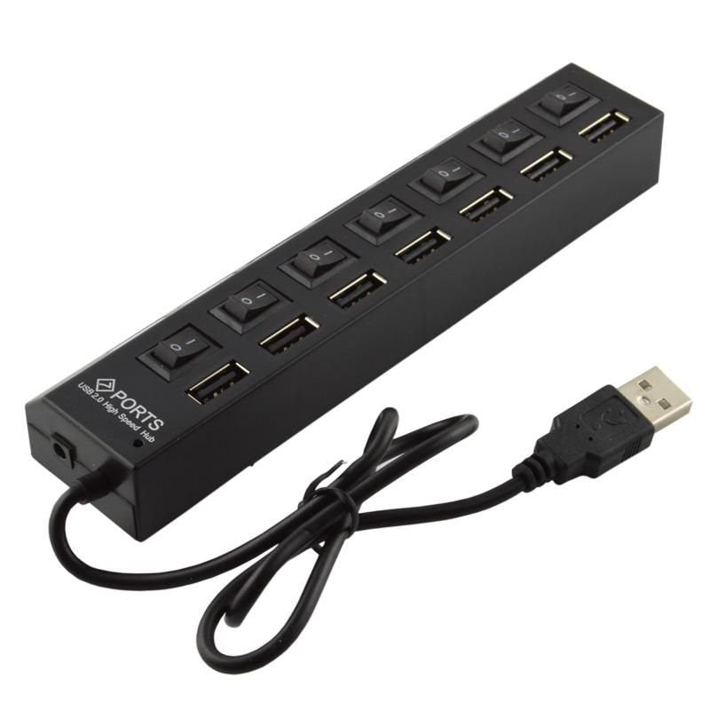 EAN 5704174110712 - CoreParts MSPP74014 hub de interfaz USB 2.0 480 Mbit/s Negro imagen 1