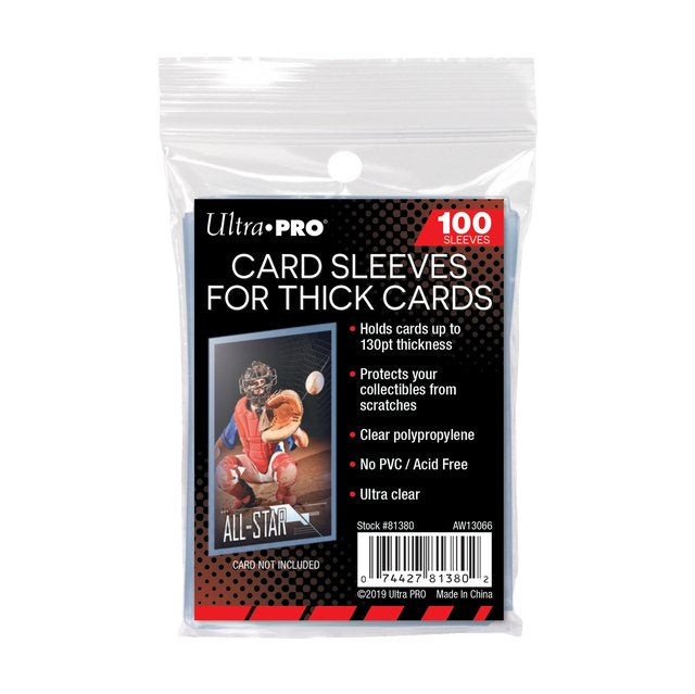 Ultra Pro 81380, Funda Para Tarjetas 100 Unidades Niños, Transparente, 1 Pack