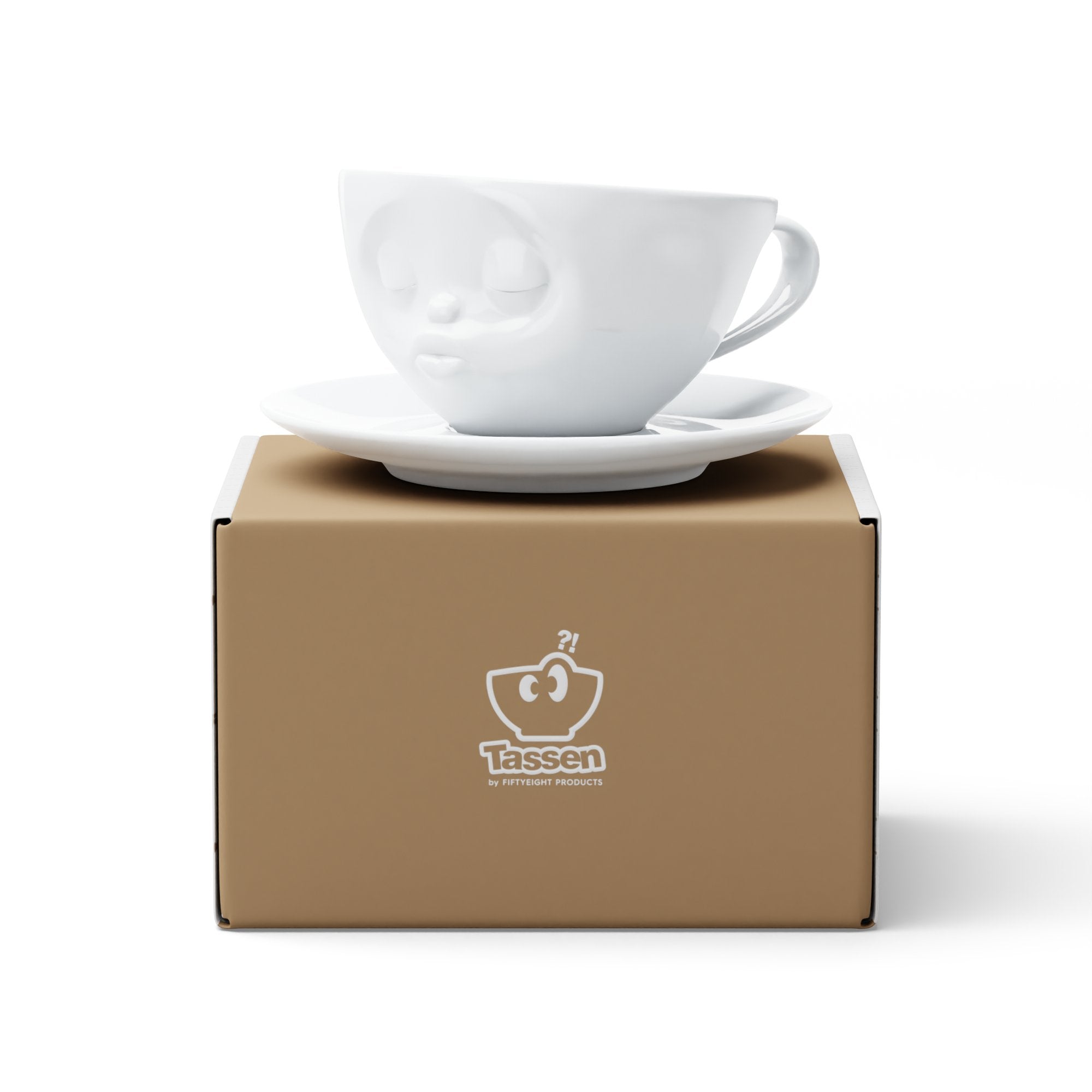 Fiftyeight Kaffeetasse 200ml - Küssend Blanco