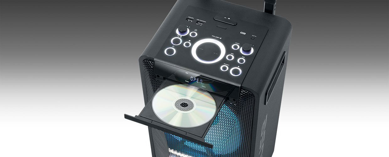 Muse Altavoz Bluetooth M-1920 Dj Muse M-1920dj, Inalámbrico Y Alámbrico, Bluetooth/Usb/Rca/3.5mm, 300 W, Negro