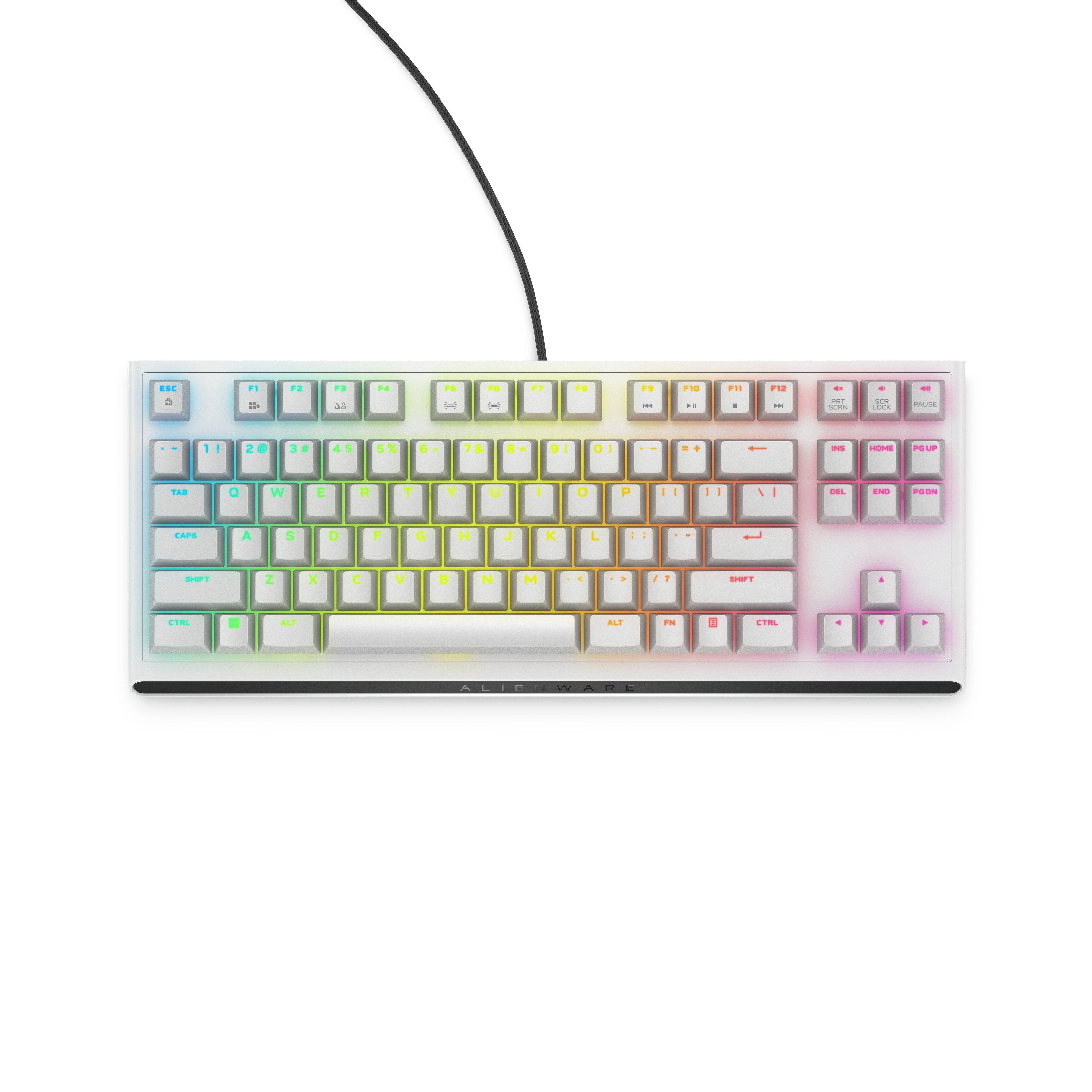 EAN 5397184790212 - Alienware AW420K teclado Juego USB QWERTY Internacional de EE.UU. Blanco imagen 8