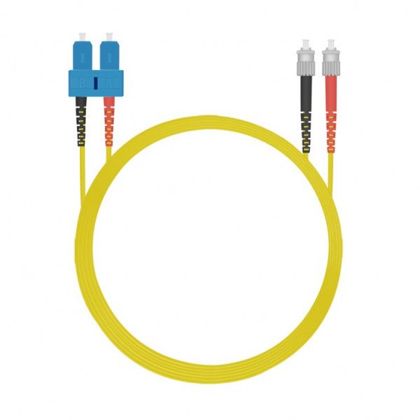 Helos Lwl Cable De Red Sc/St Duplex 9/125?M Os2 Amarillo 15,0m