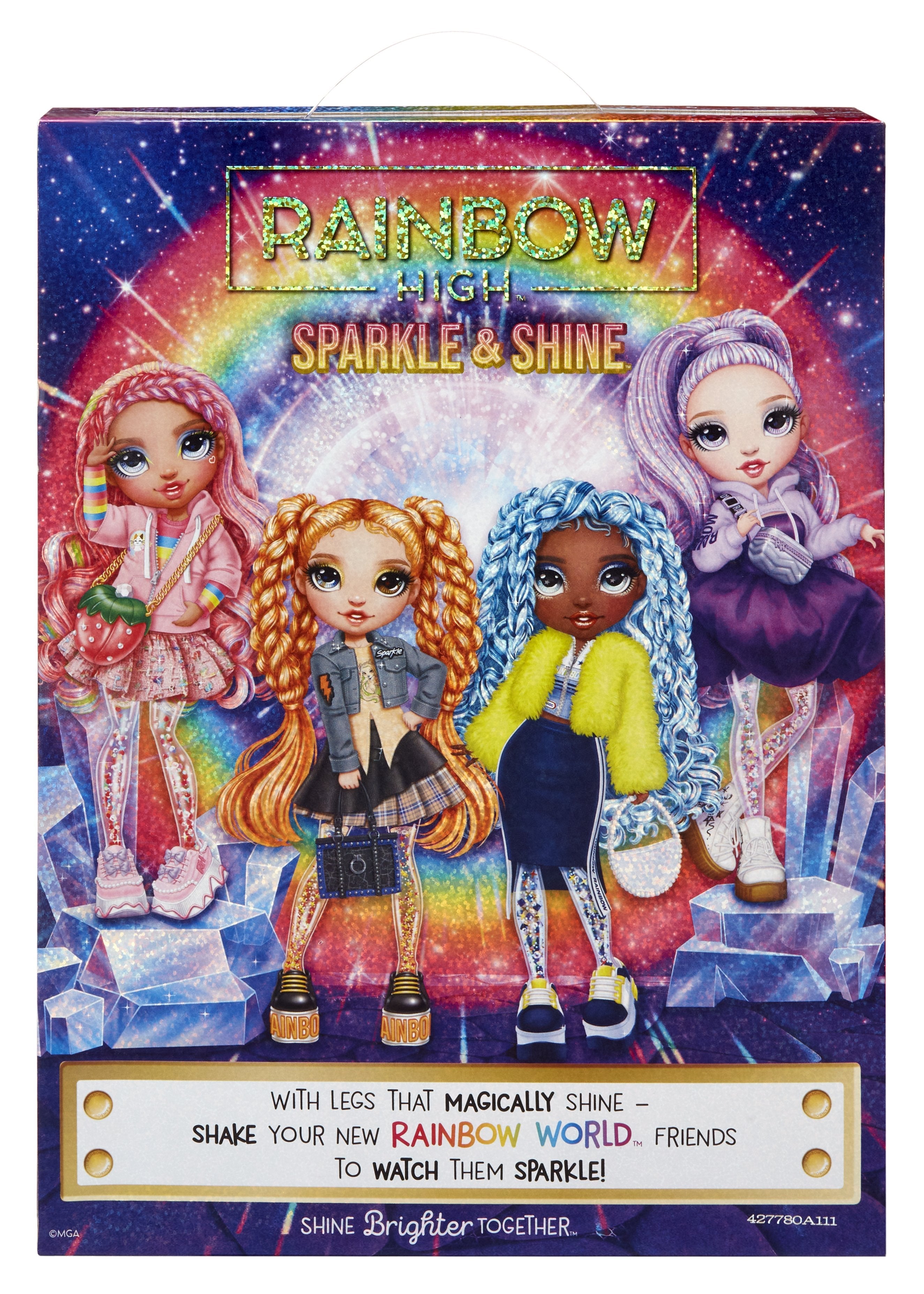 EAN 0035051427797 - Rainbow High Sparkle & Shine Fashion Dolls- Marina (Blue) imagen 3