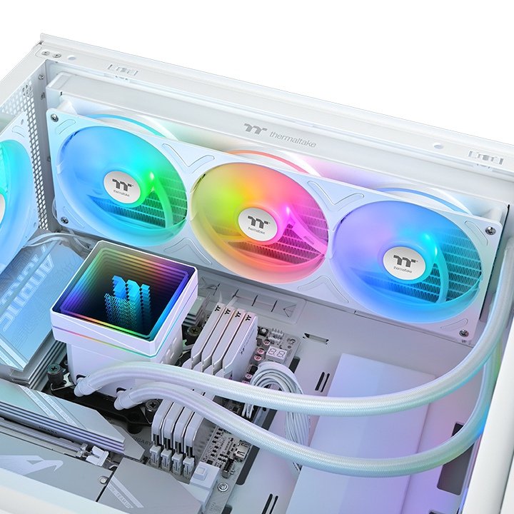 K Thermaltake Th360 V3 Argb Sync Aio Snow Edition