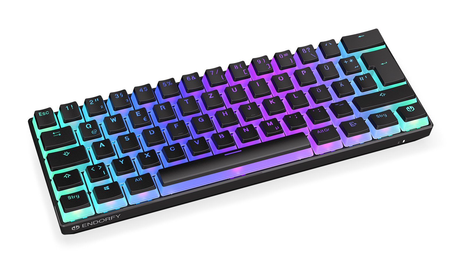 EAN 5903018666884 - ENDORFY Thock Compact teclado Juego RF inalámbrica + USB QWERTZ Alemán Negro imagen 2