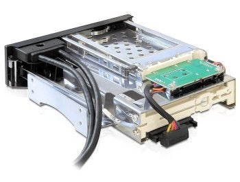 Delock Bastidor Móvil De 5.25" Para 1 X Hdd Sata 2.5" + 1 X Hdd Sata 3.5" + 2 X Puertos Usb 3.0