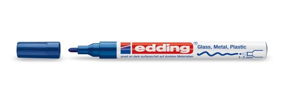 Edding Marcador Permanente 751 Trazo 1-2mm Azul