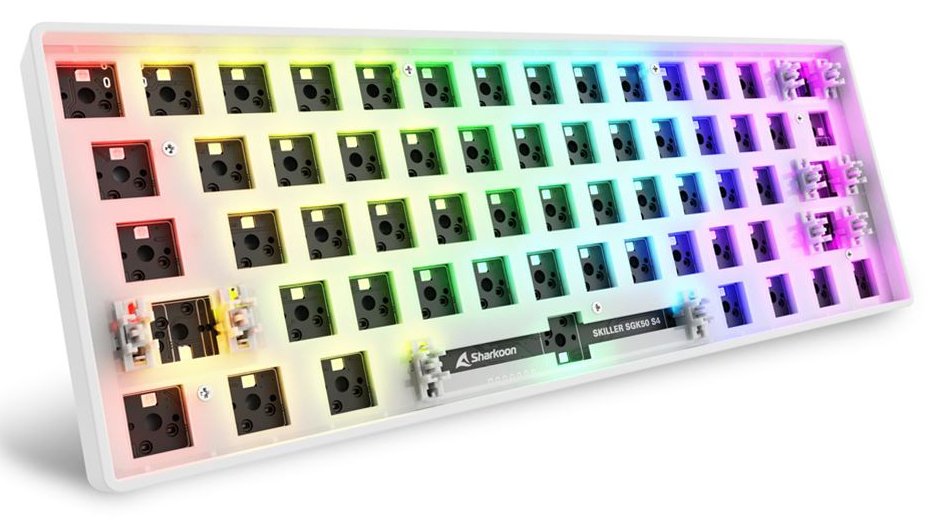 EAN 4044951041862 - Sharkoon SKILLER SGK50 S4 teclado Hogar USB QWERTY Alemán Blanco imagen 2