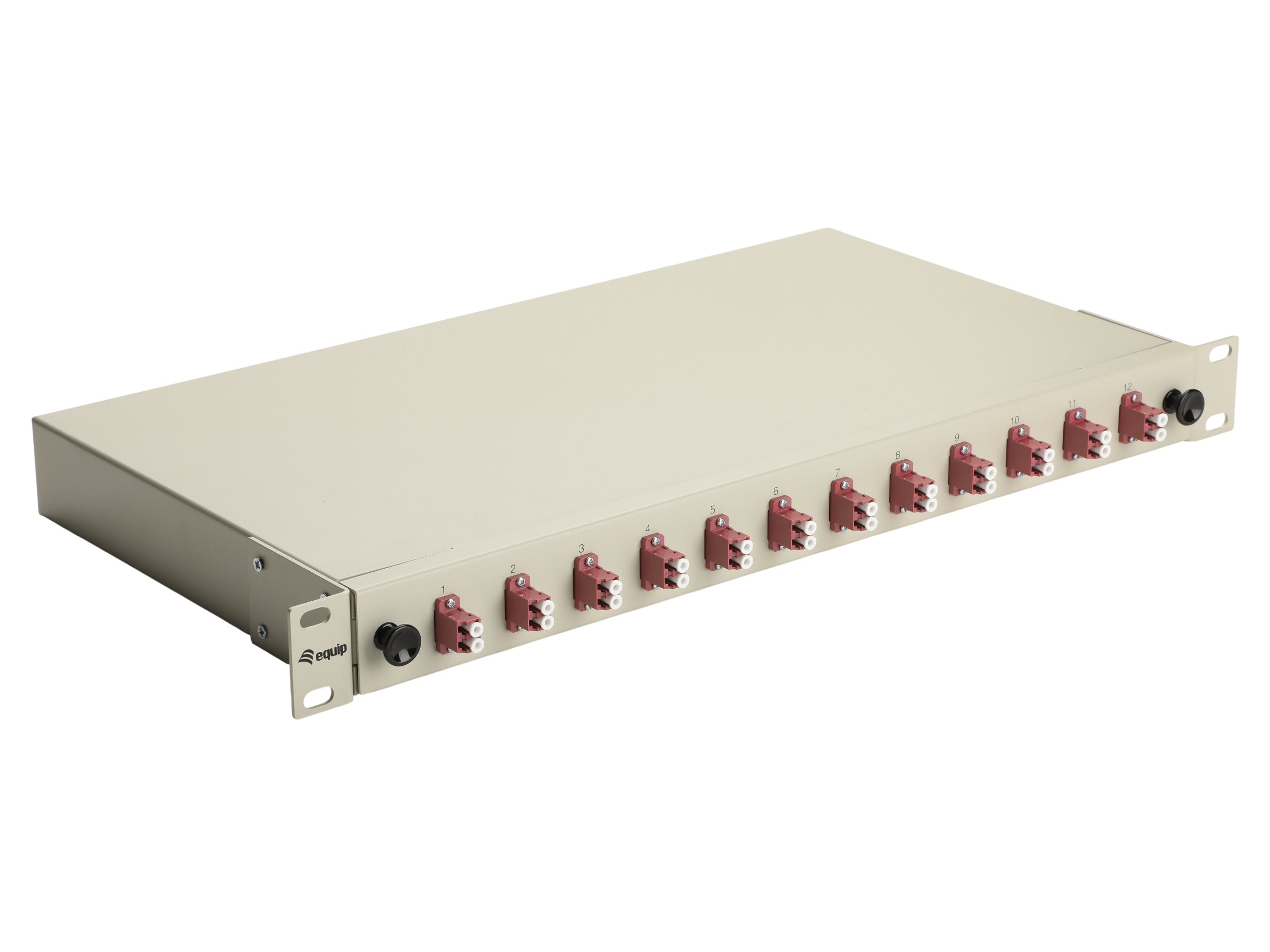 Equip Lwl-Spleisskamen 12-Port Lc-Duplex Om4 1u Komplett Gr