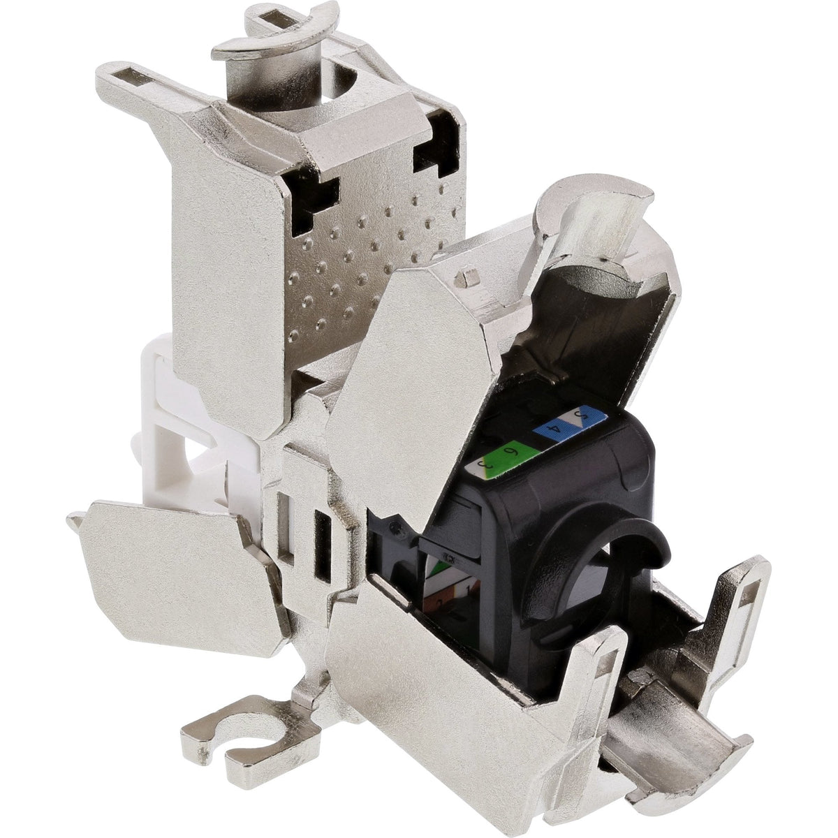 Caja De Conexión Inline Cat.6a 600 Mhz Lsa Blindado