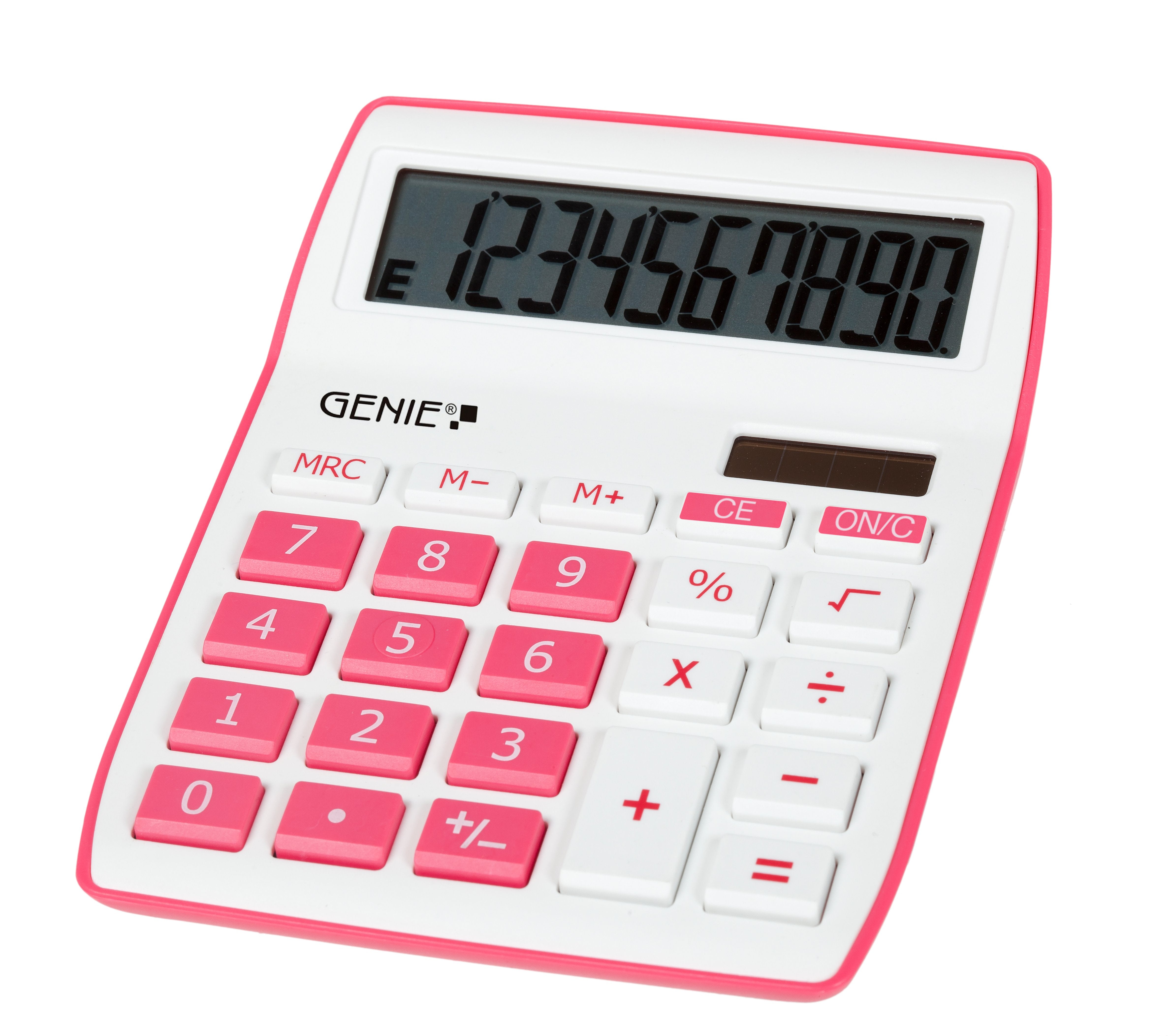 Calculadora De Escritorio Genie 840p Rosa