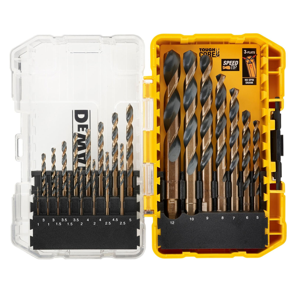 23pc Black&Gold Zestaw Wiertel