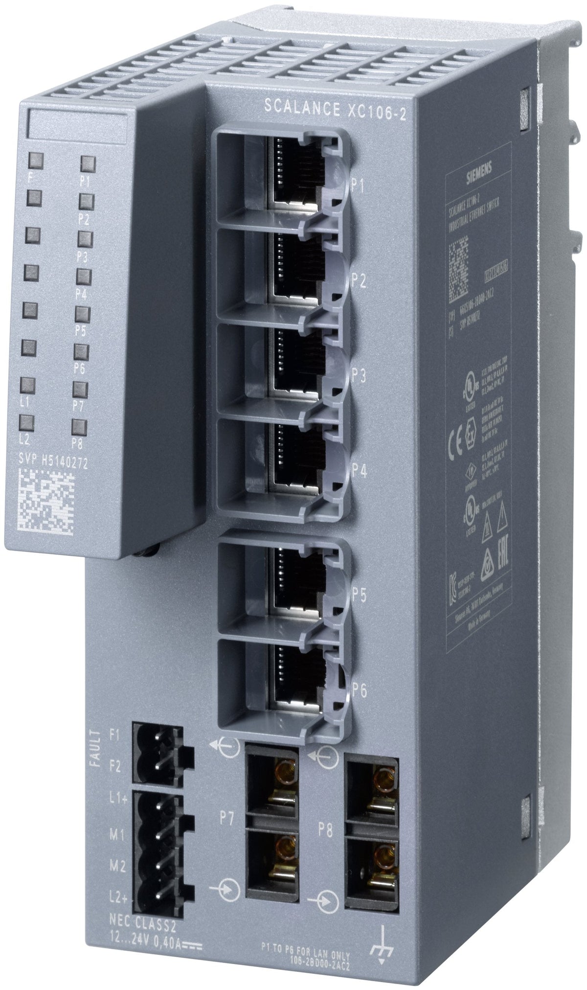 Siemens 6gk51062bd002ac2 6gk5106-2bd00-2ac2 Red Switch 10 - Switch - 0,1 Gbps
