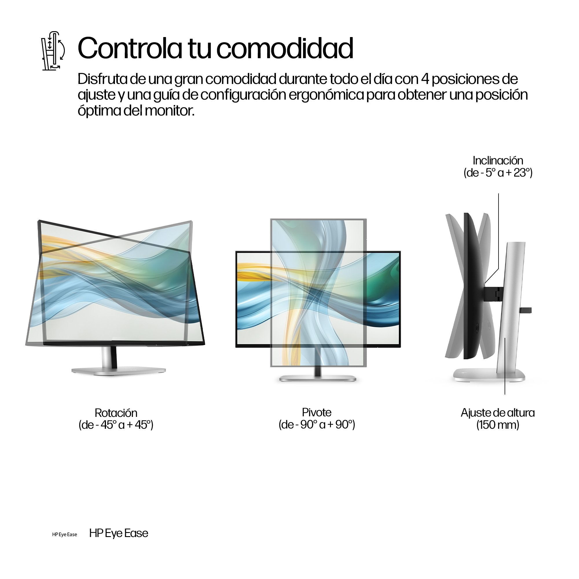 EAN 5715063749326 - HP Series 5 Pro 23.8 inch FHD USB-C Monitor - 524pu pantalla para PC 60,5 cm (23.8") 1920 x 1080 Pixeles  imagen 7