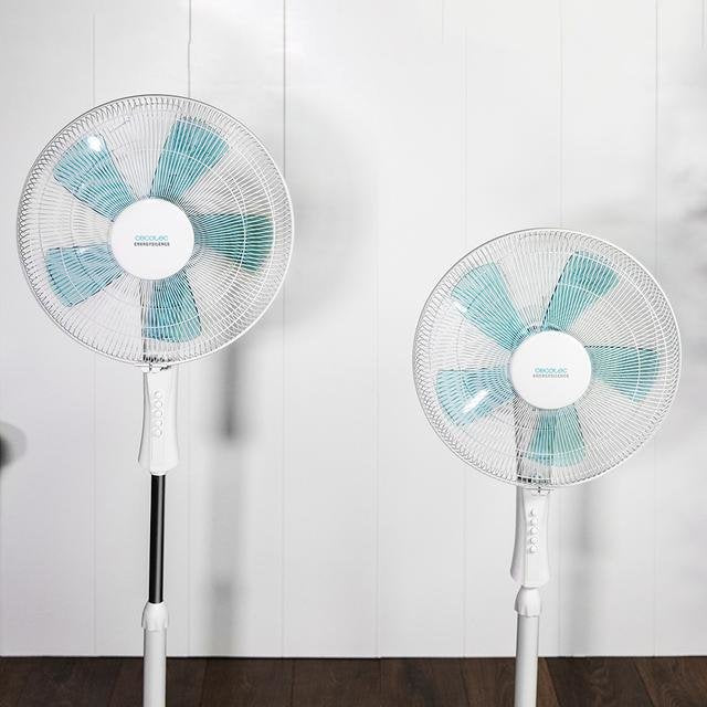 Ventilador Pie Cecotec Energysilence 520 Power White Temporizador