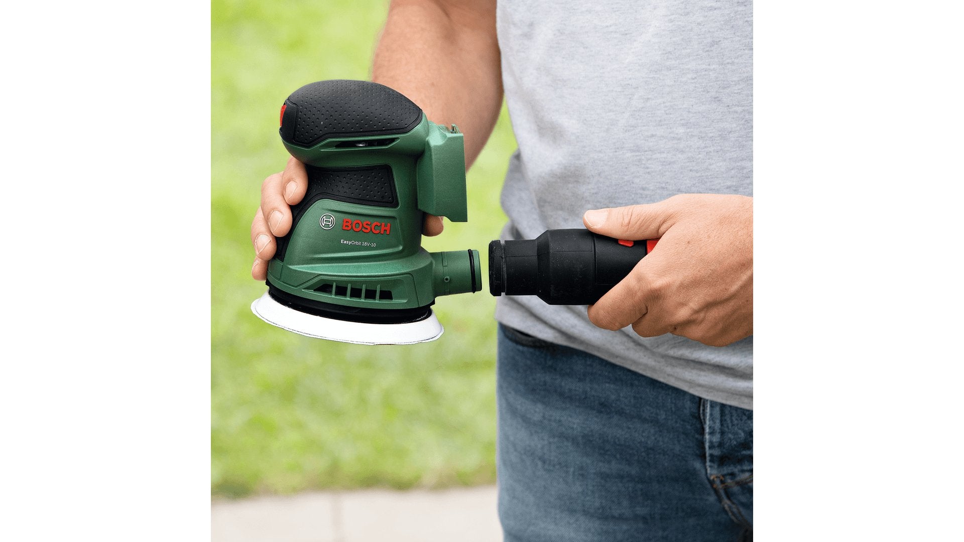 EAN 4053423322132 - Bosch EasyOrbit 18V-10 Lijadora orbital 23000 OPM Negro, Verde imagen 4