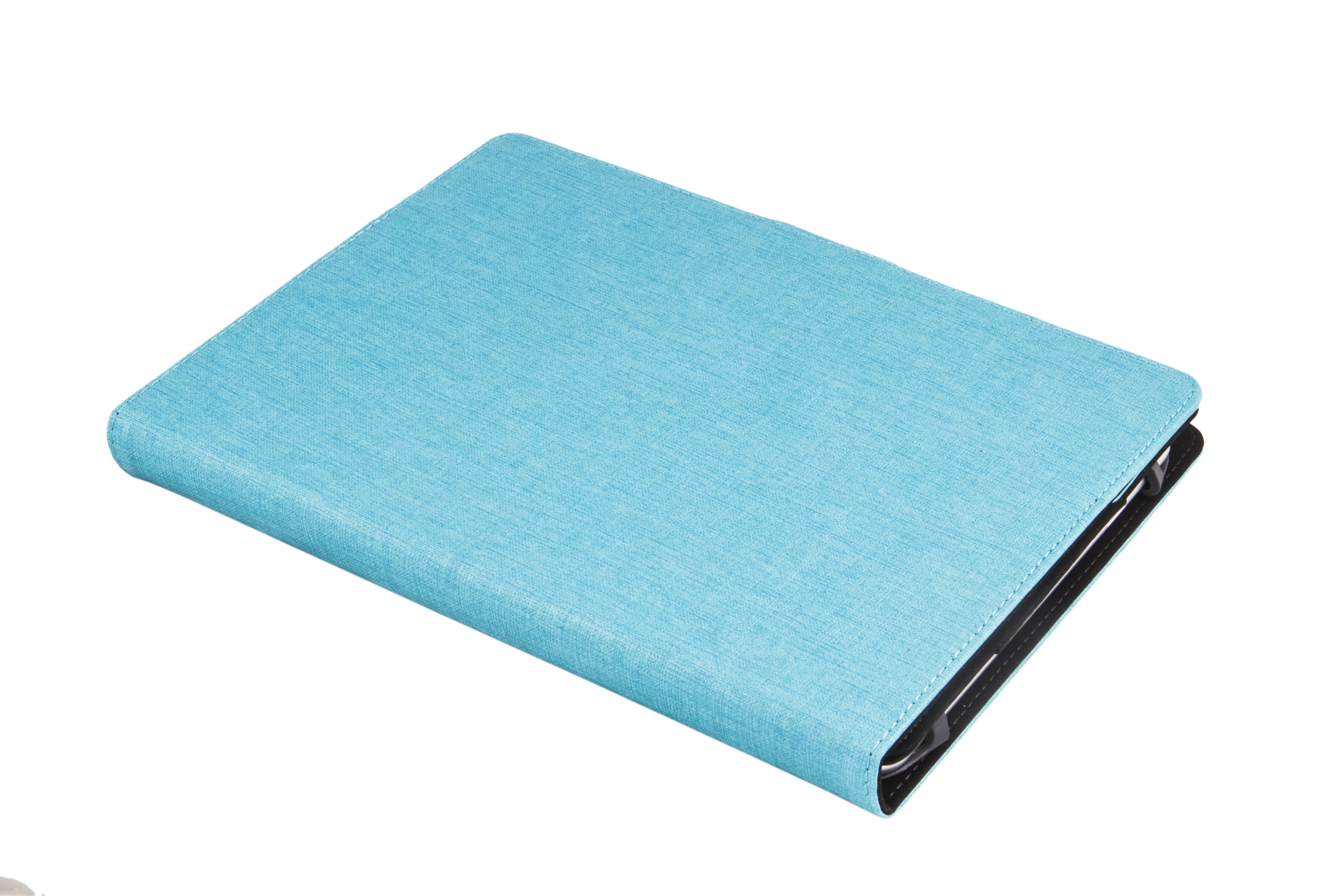 Funda Universal Rotatoria 360º Silver Ht Para Tablet 9-10.1" Azul