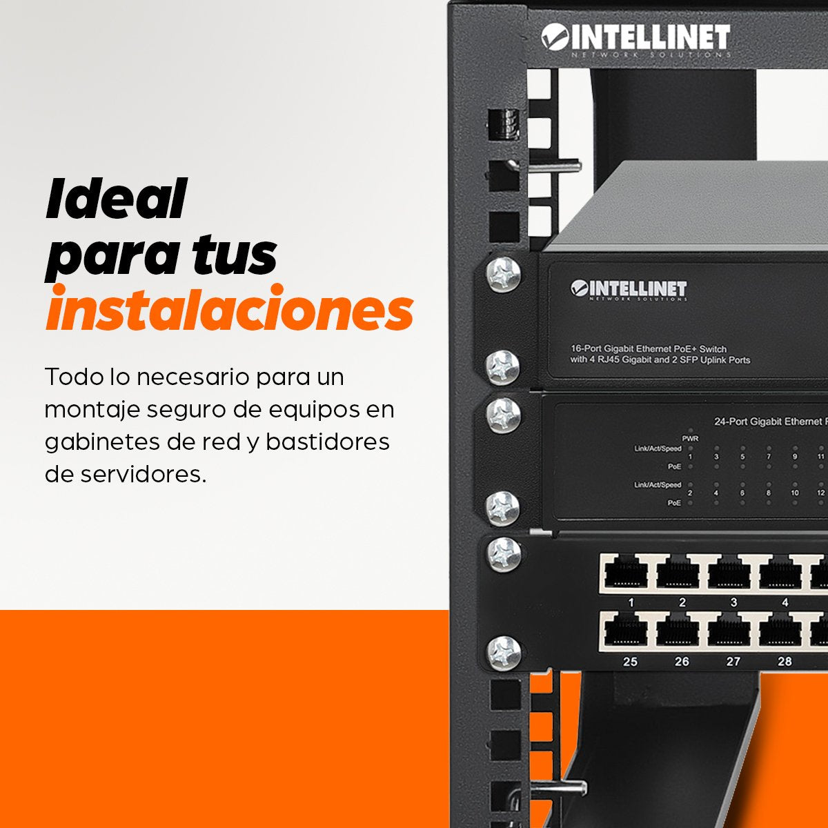 EAN 0766623711081 - Intellinet 711081 accesorio de bastidor Juego de tornillos con tuercas enjauladas imagen 7
