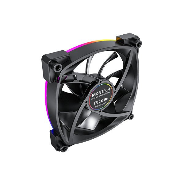 Montech Ax120 Pwm Argb Ventilador - 120mm, Negro