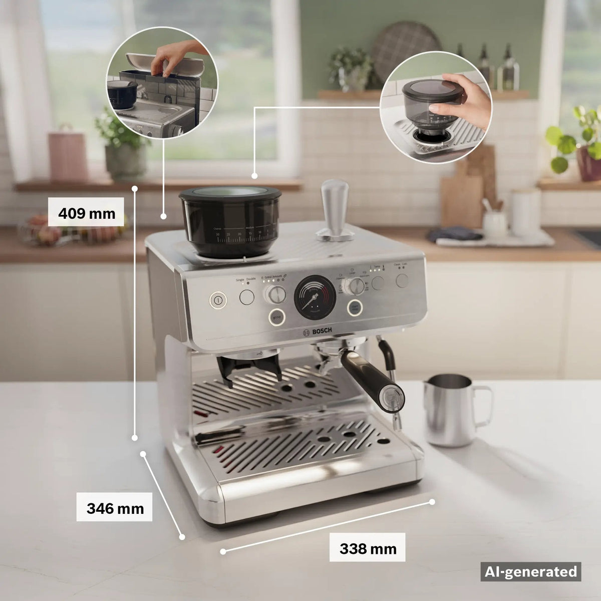 Bosch Pfe403c3 Series 4, Homecafé