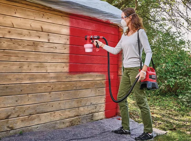 Sistema De Pulverización Einhell Power X-Change Te-Sy 18/90 Li-Solo 4260040 (Rojo/Negro, Sin Batería Ni Cargador)