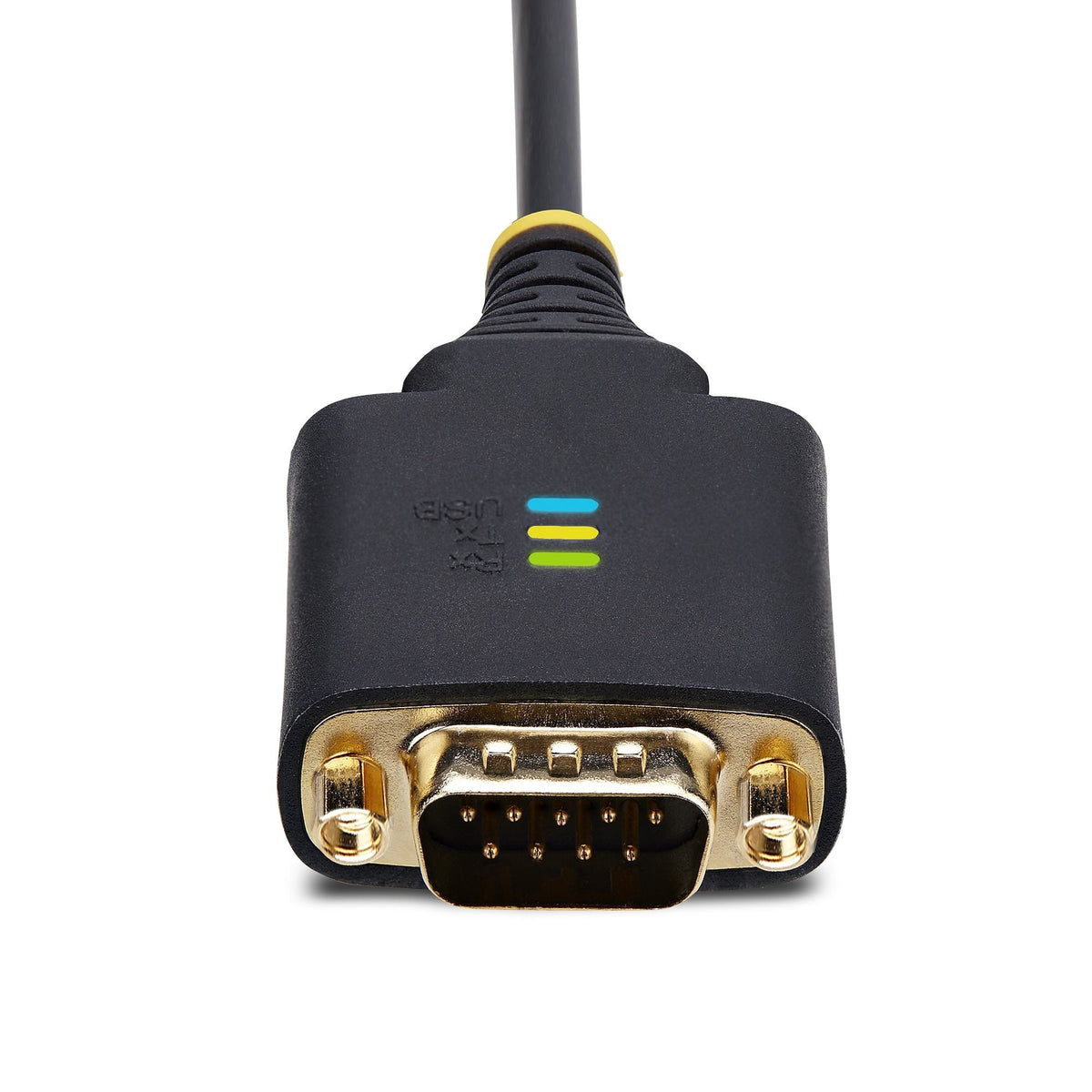 Startech.Com 2p1ffc-Usb-Serial Cambiador De Género Para Cable Usb-A 2 X Db-9 Rs-232 Negro, Gris