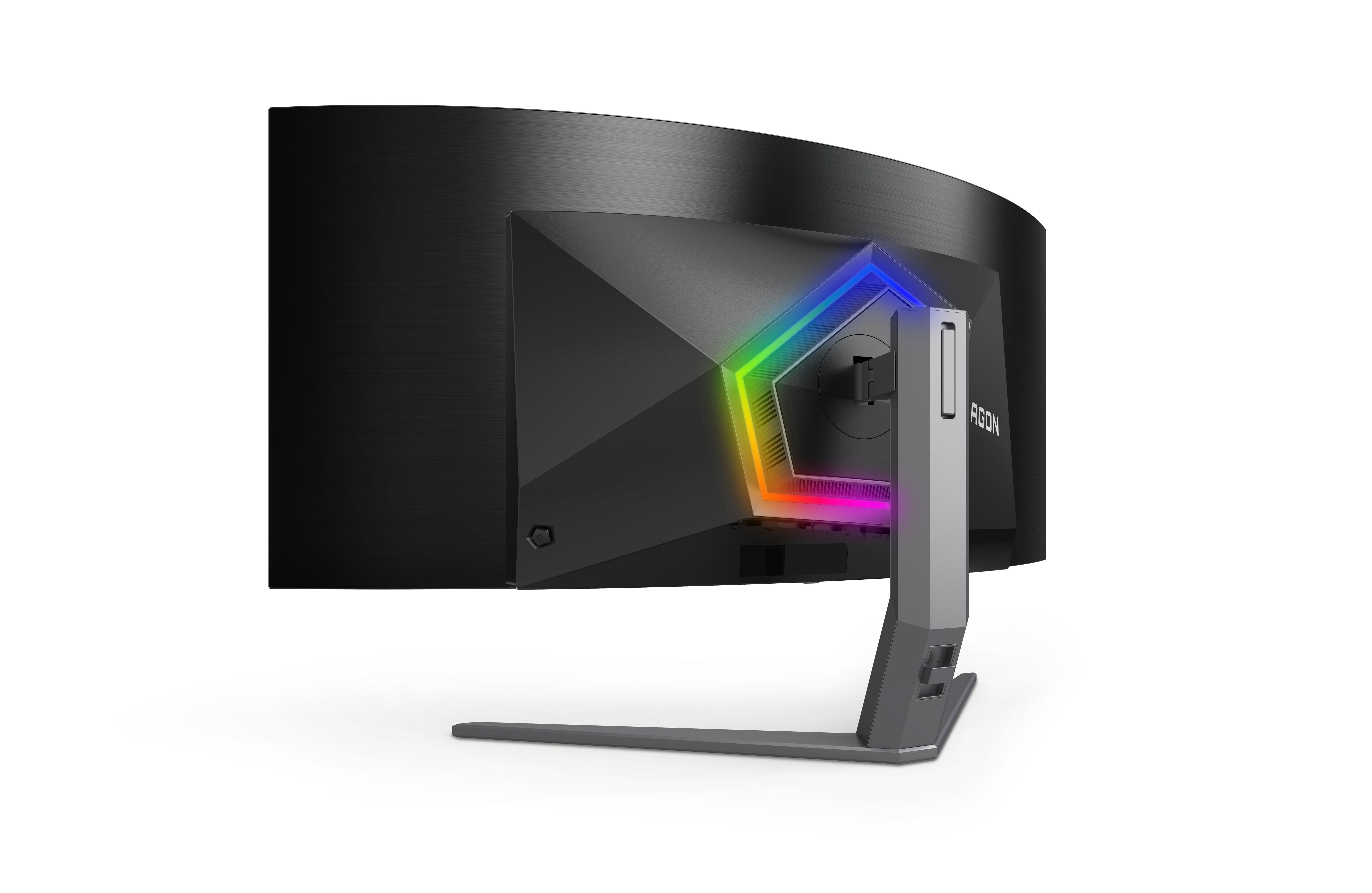 Monitor De Gaming  44.5" Aoc Ag456uczd Negro