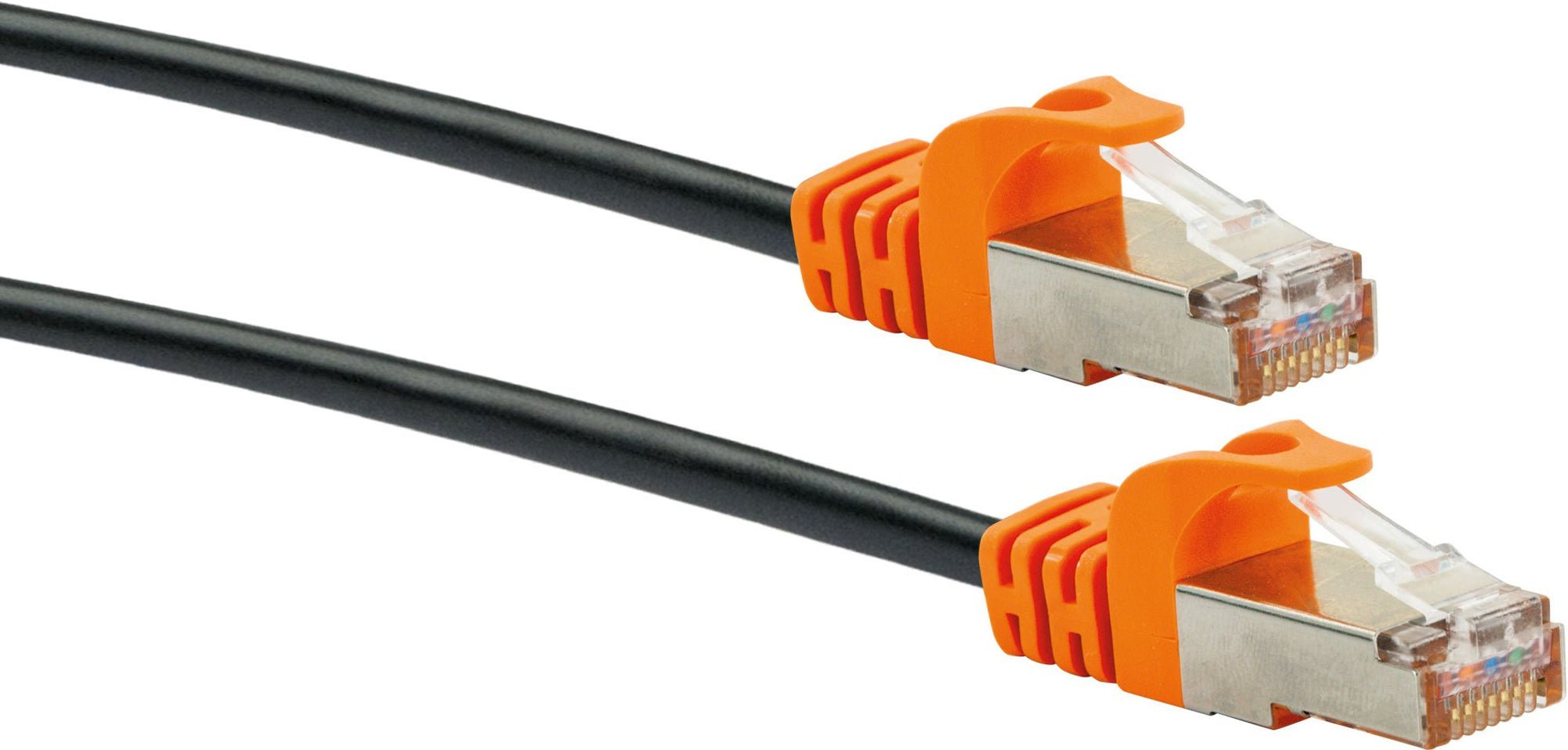 Cable Schwaiger Cko7020 531 De Red  Cat7 S/Ftp  2 M (S-Stp) Naranja Negro