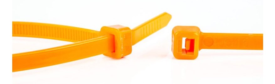 EAN 8717278570877 - WKK 110194371 presilla Brida reutilizable Plástico, Poliamida Naranja 100 pieza(s) imagen 2