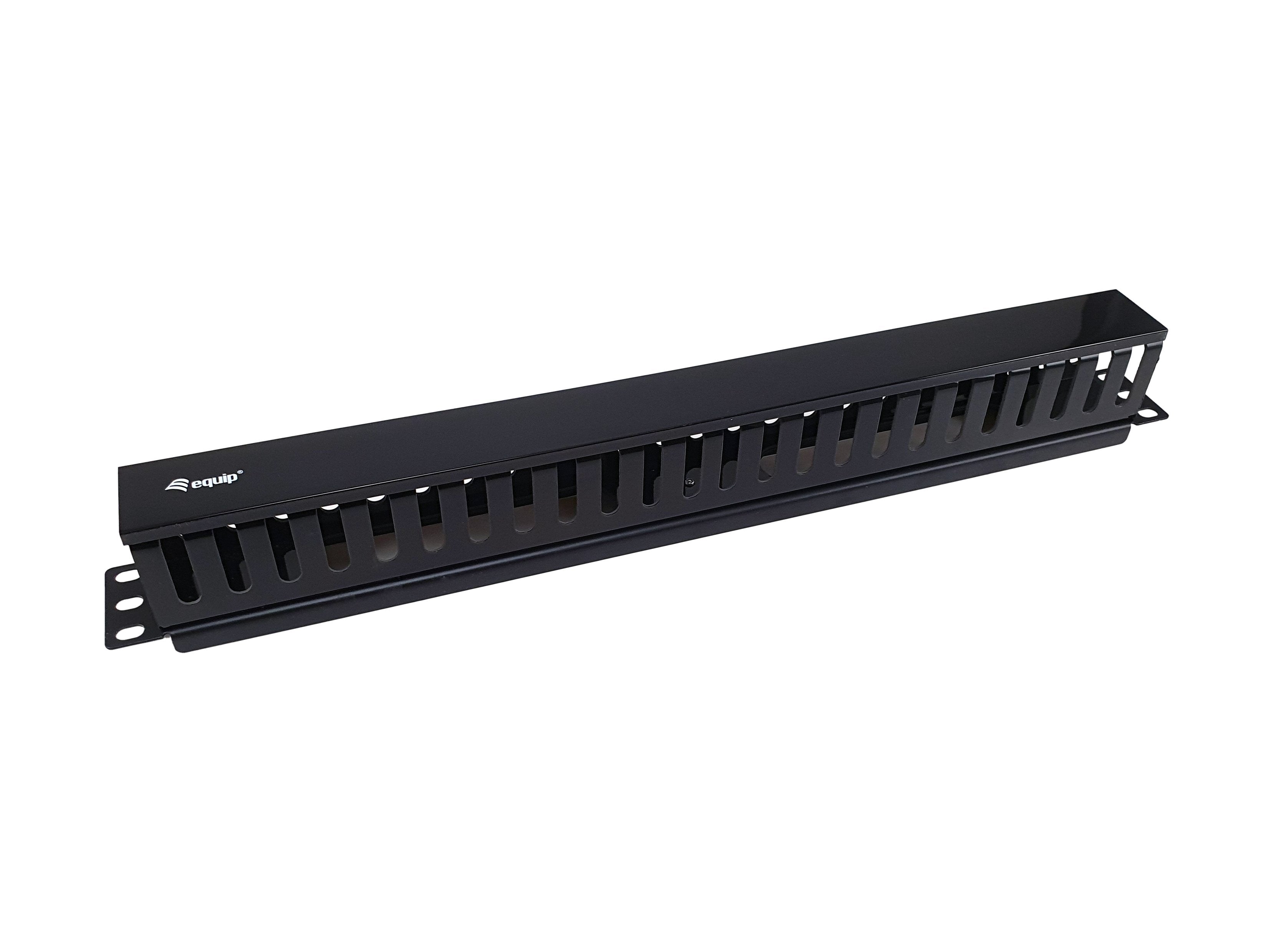 Equip 327314 Panel De Gestión De Cables Para Montaje En Rack De 19 Pulgadas, Negro