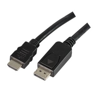 Cable  1m Negro Displayport 1.1 Macho A Hdmi Full Hd Macho