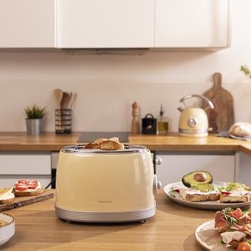 EAN 8435484032100 - Cecotec Vintage 800 6 2 rebanada(s) 850 W Amarillo imagen 6
