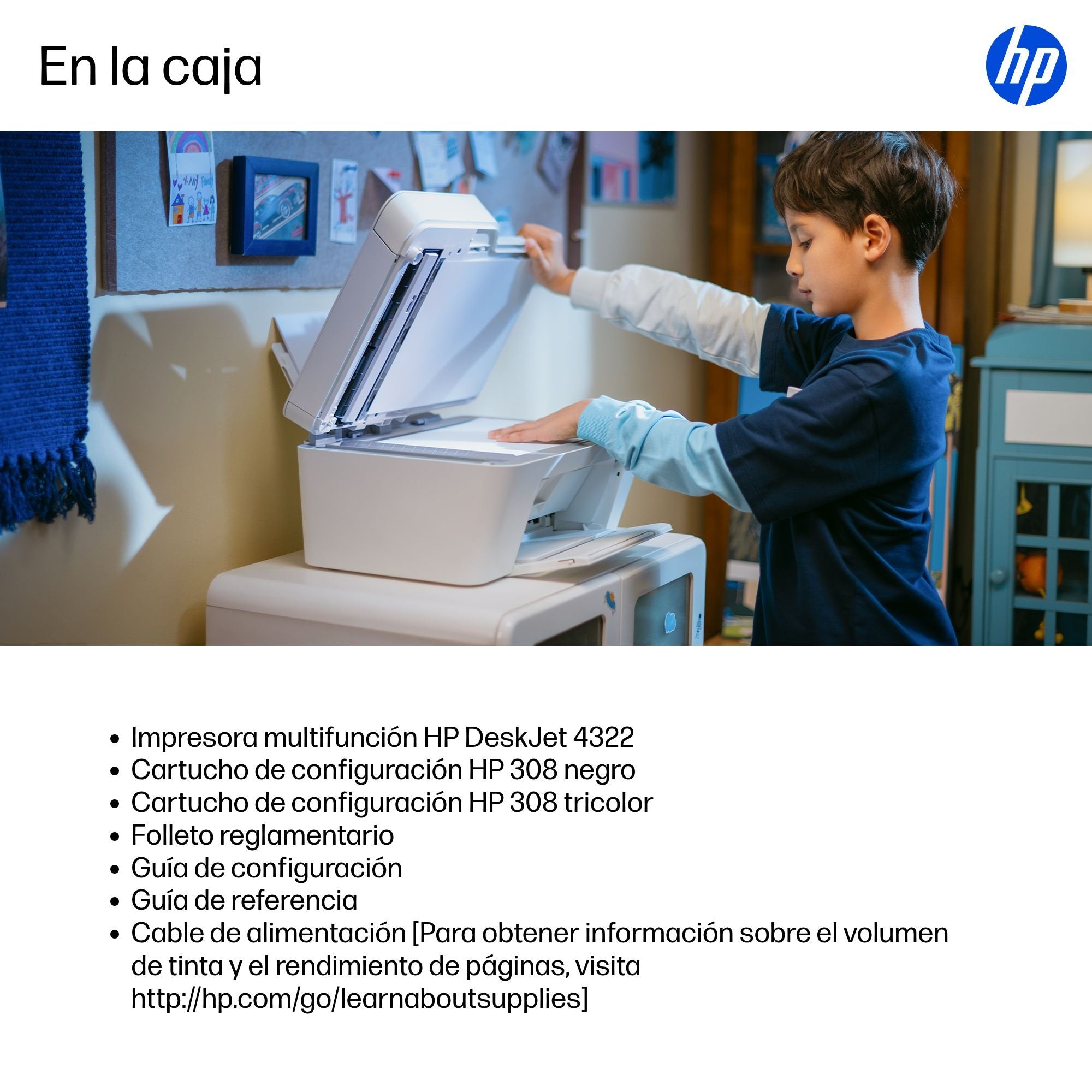 EAN 0198828789709 - HP DeskJet 4322 Inyección de tinta térmica A4 4800 x 1200 DPI 8,5 ppm Wifi imagen 14