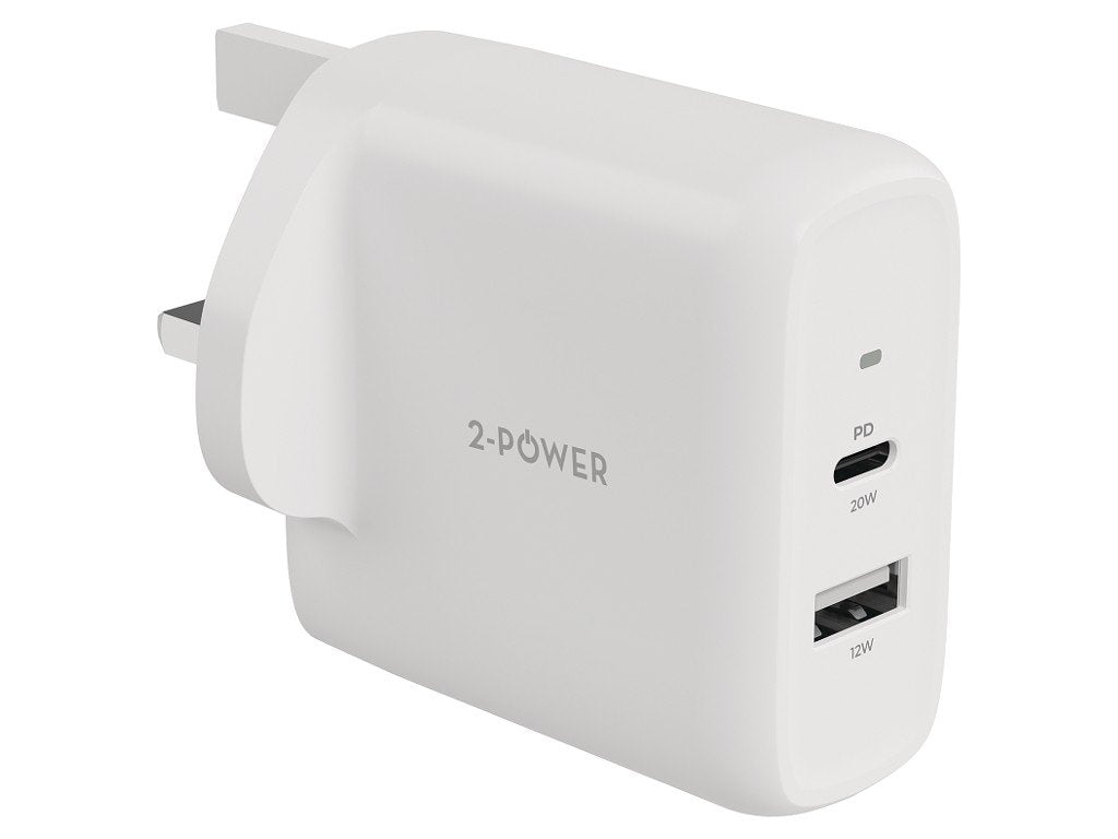 EAN 5056304398218 - 2-Power 2PWC32W02-UK cargador de dispositivo móvil Blanco imagen 1