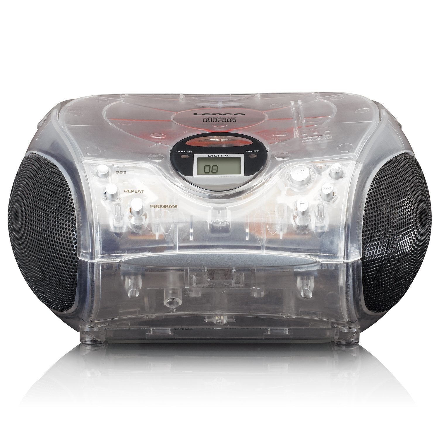 Lenco Scd-24tr Radio Portátil Digital Transparente