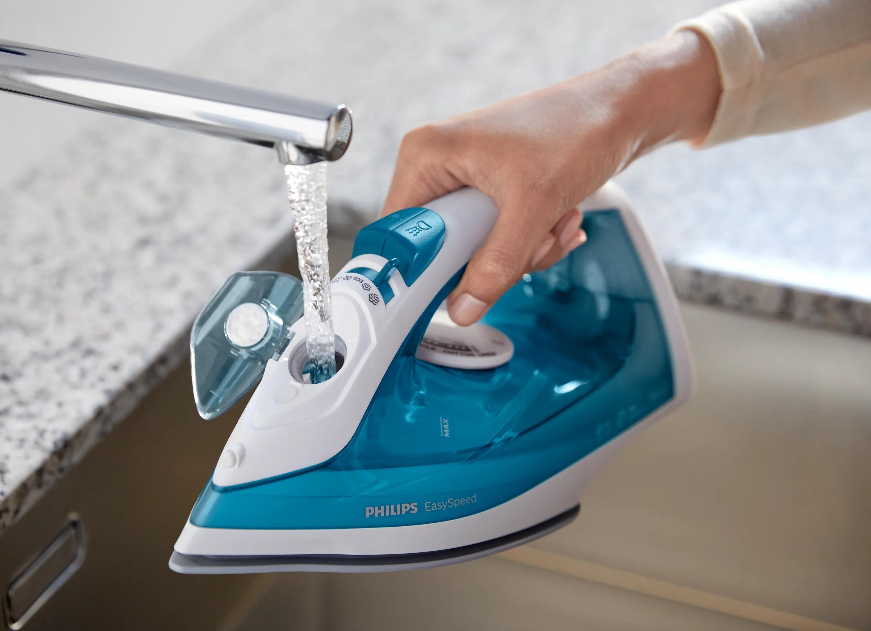 EAN 8710103909651 - Philips EasySpeed GC1750/20 plancha Plancha a vapor Suela de cerámica 2000 W Azul, Blanco imagen 3
