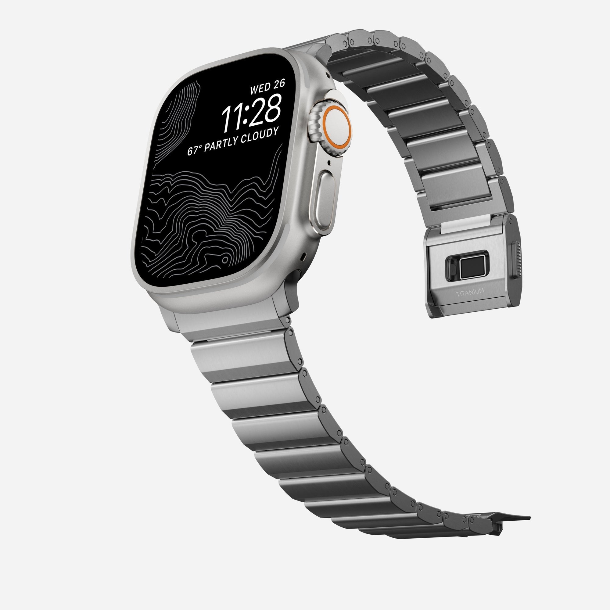 Nomad Strap Titanium Silver V2 42/44/45/49mm