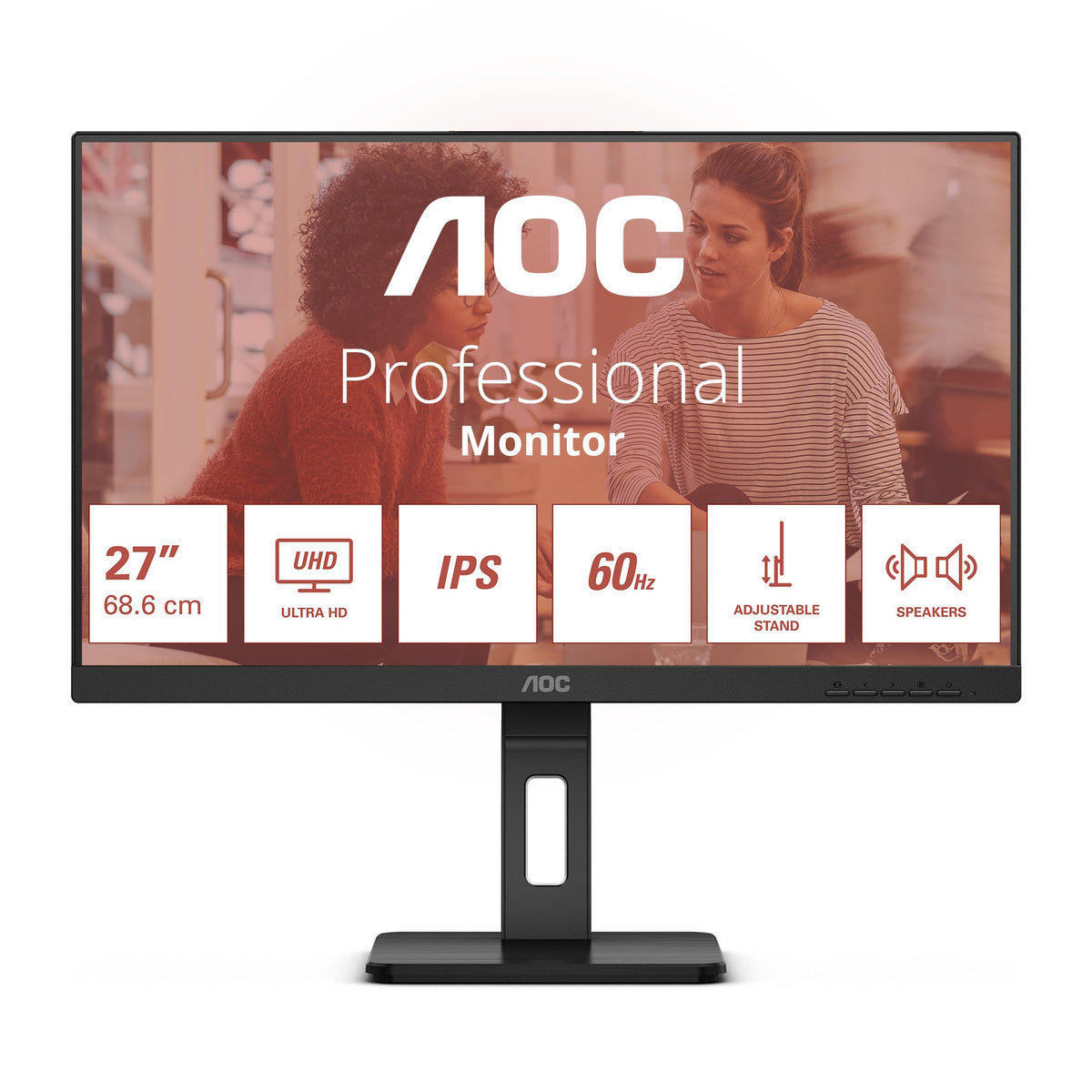 EAN 4038986182522 - AOC E3 U27E3UF pantalla para PC 68,6 cm (27") 3840 x 2160 Pixeles 4K Ultra HD LED Negro imagen 2
