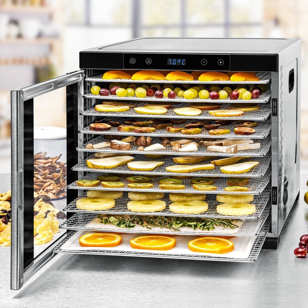EAN 4001797465009 - Rommelsbacher DA 1000 deshidratador de alimentos Negro, Acero inoxidable 1000 W imagen 3
