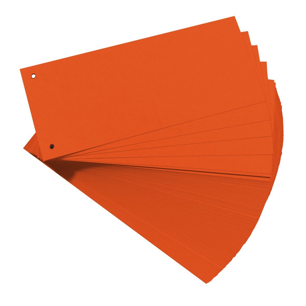 Herlitz 10843647 Divisor Cartón Naranja 100 Pieza(S)