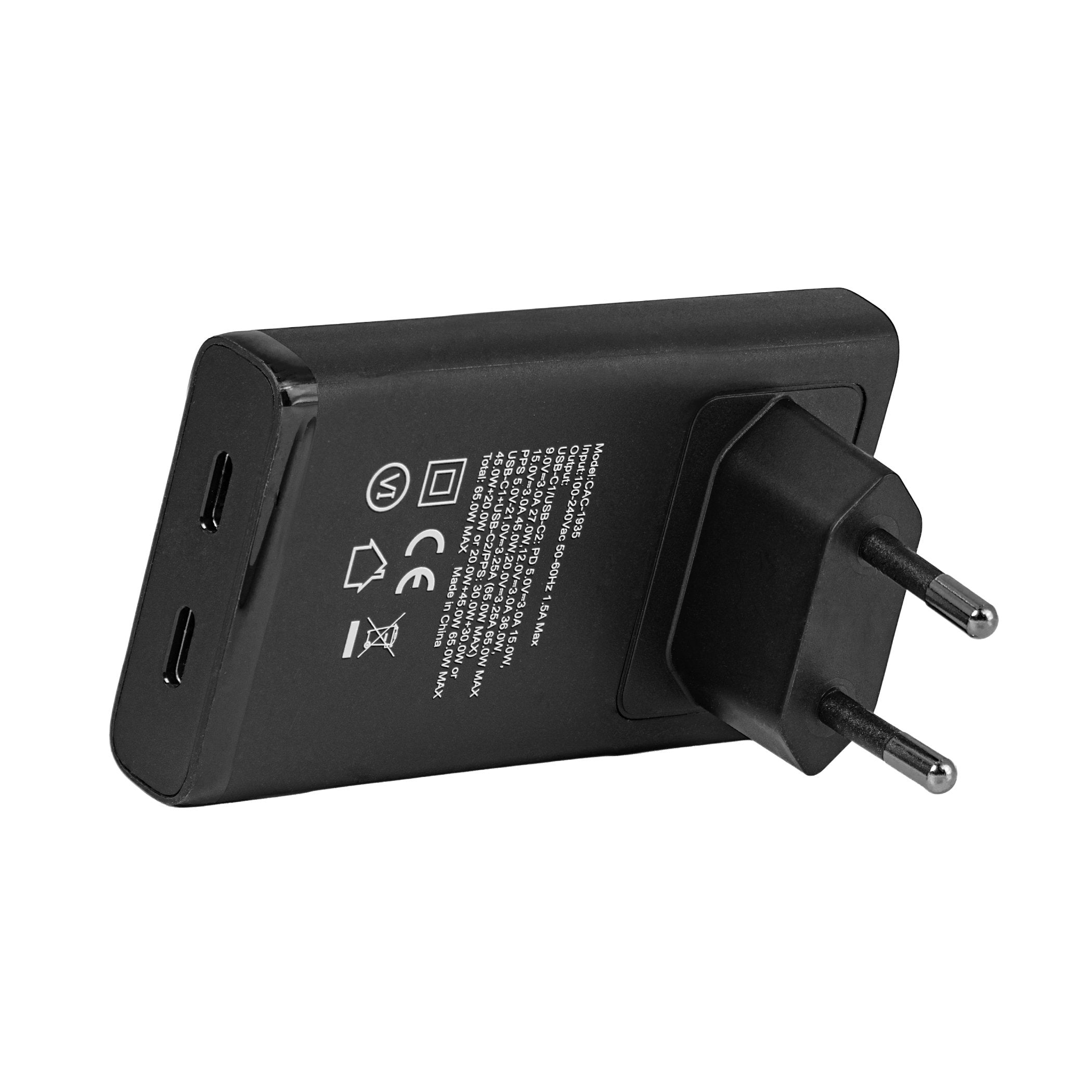 Club3d Cargador 2xusb Tipo C Slim Pd3.1 65w, Gan Retail