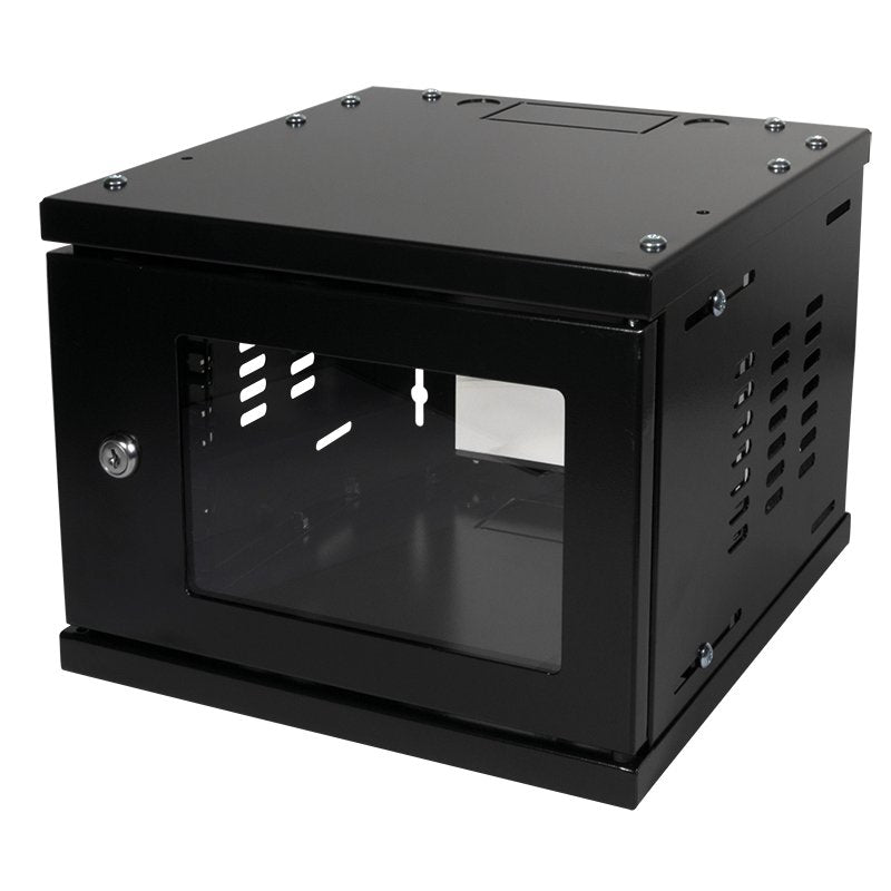 10" Wall Mount Cabinet Soho, 04u, Negro