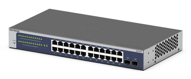EAN 0606449169119 - NETGEAR GS724Tv6 Gestionado L2+/L3 Gigabit Ethernet (10/100/1000) 1U Azul, Gris imagen 2