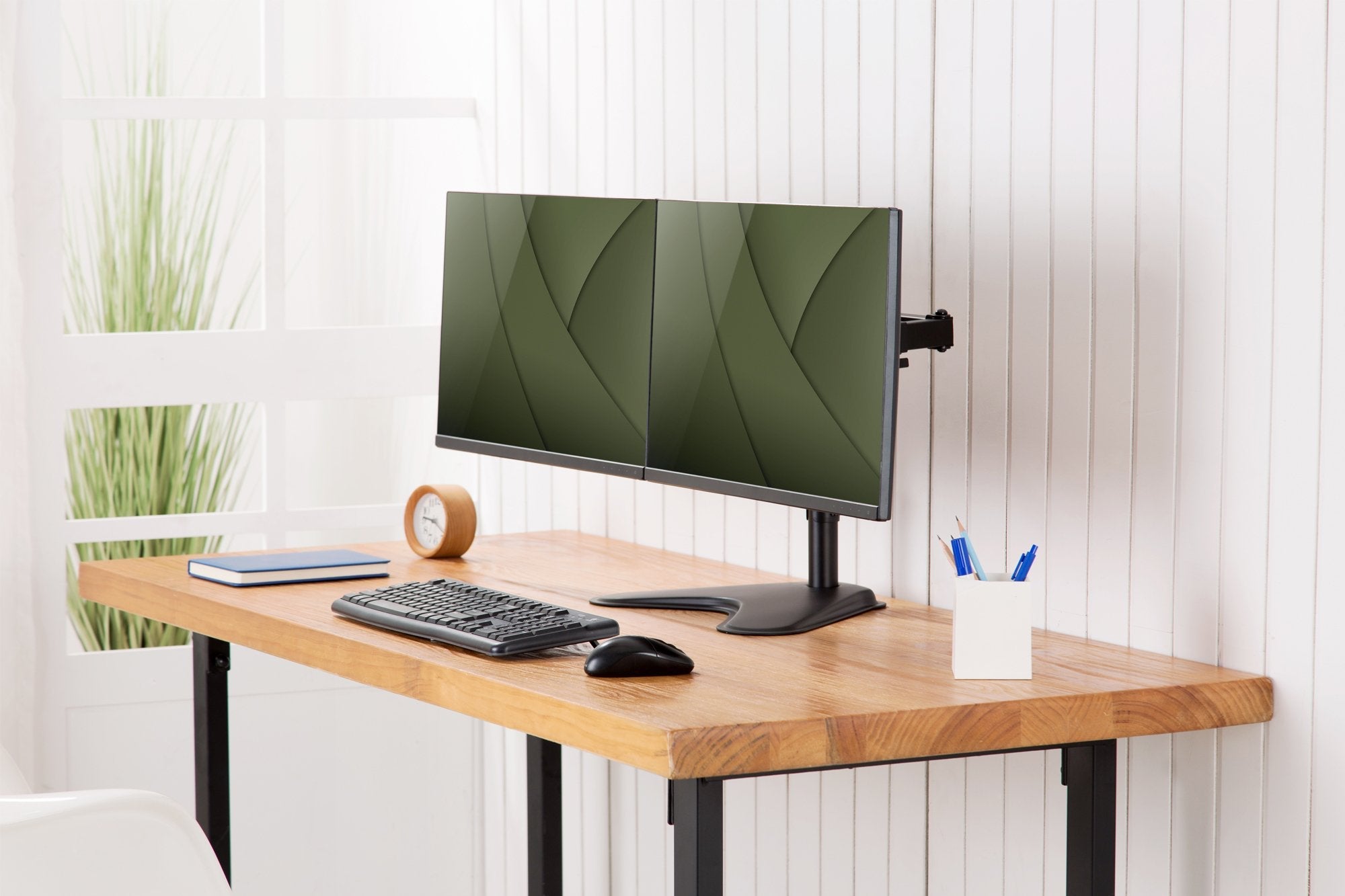 Digitus Soporte De Monitor Universal Dual 15'/32' Vesa 100x100 Máx 8kg Da-90401