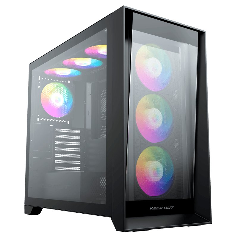 Caja Torre Atx Xc-911proxl+ Master Argb + Type-C Keepout Bahías Int.: 3x3'5/2'5/ 2xusb 3.0, 1xusb-C/ Audio In/Out