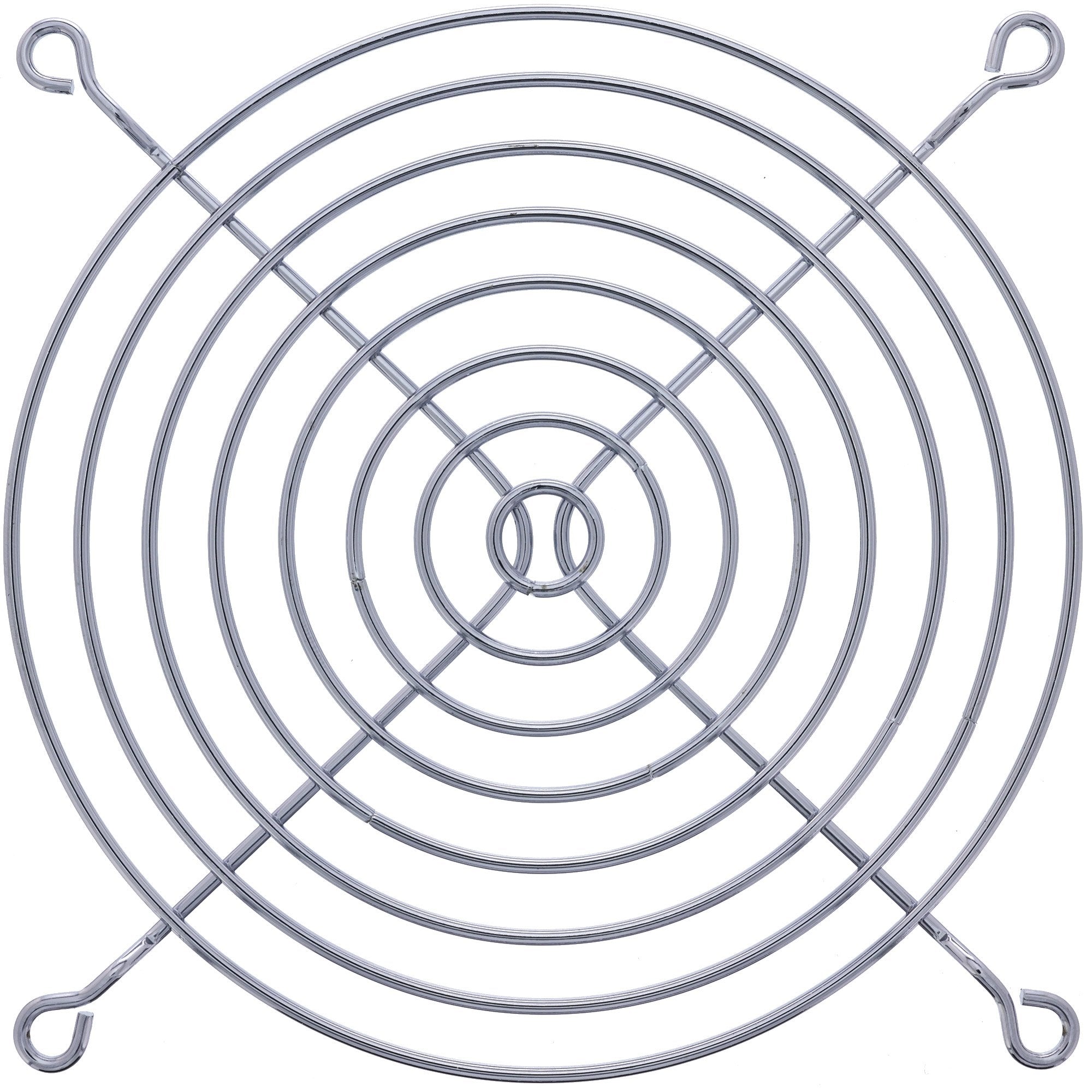 Proteccion Ventilador Inline Fan Guard Metal Cromado 120x120mm