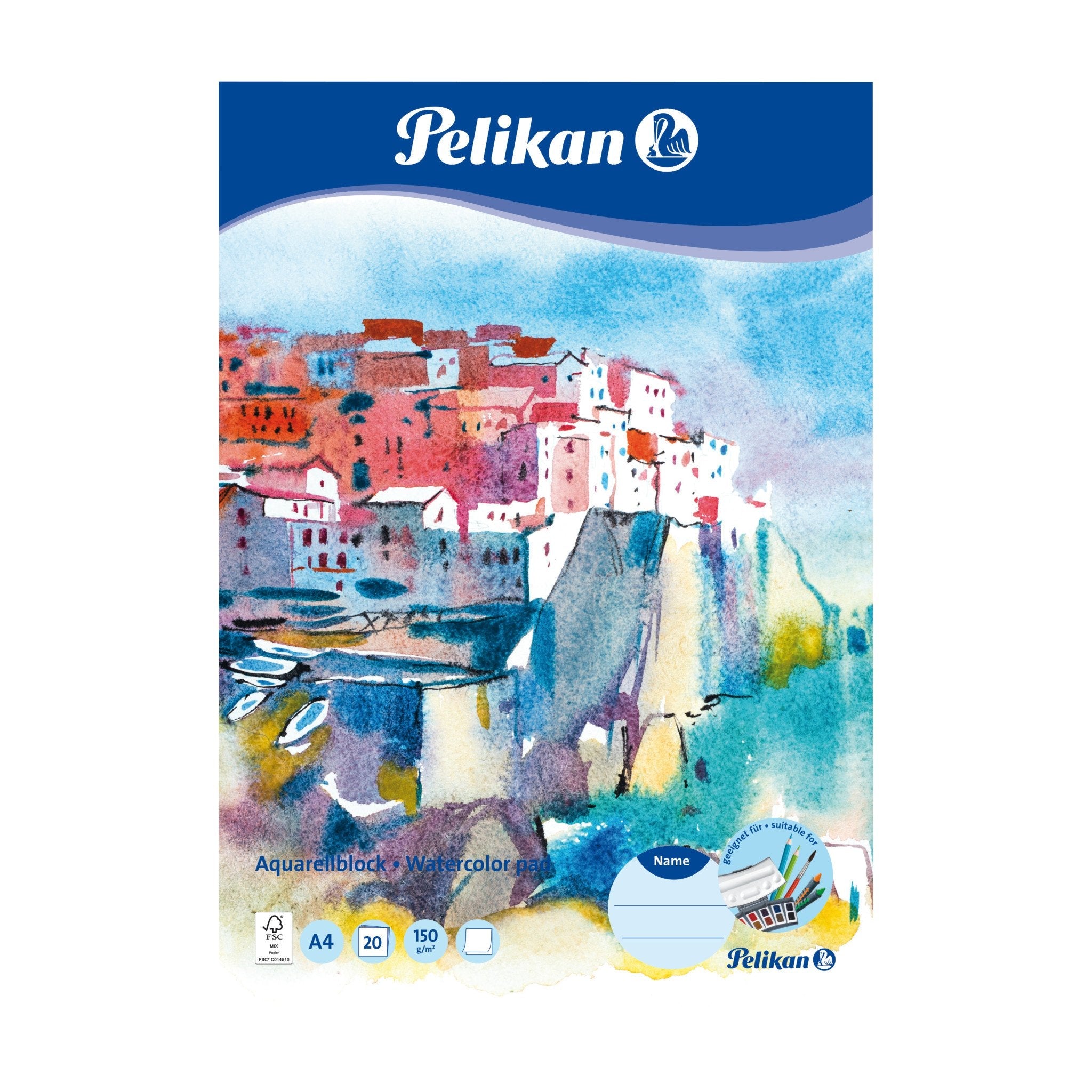 Pelikan Aquarellblock C4 20 Fsc