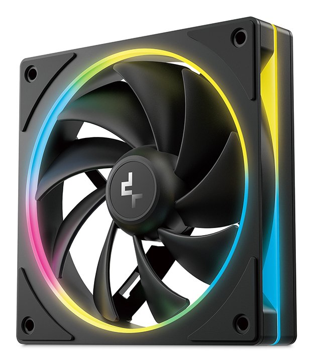 Ventilador  Pc Deepcool Fl12 Se 12 Cm Negro 1 Pieza(S)