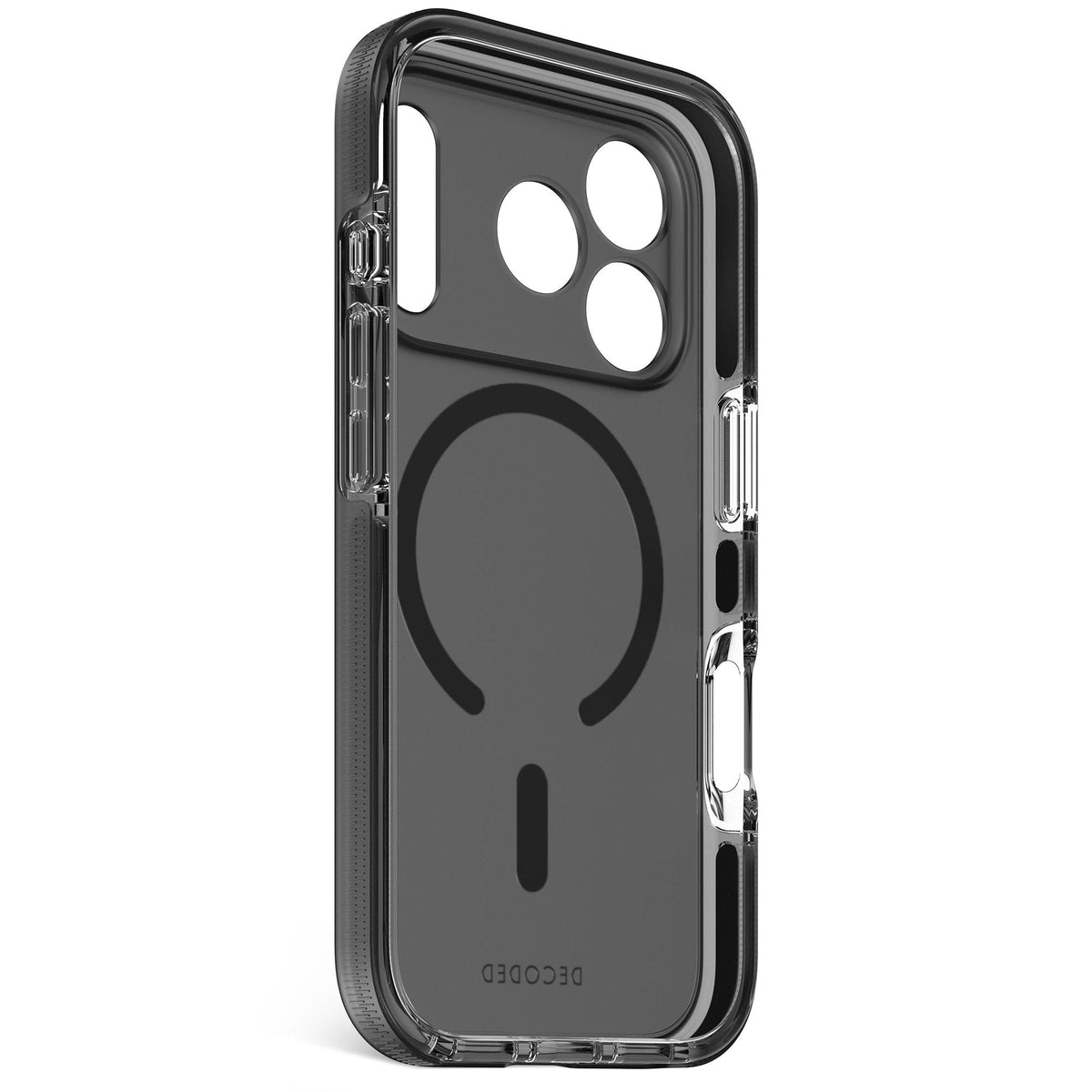 EAN 8721145009094 - Decoded D26IPO17PBCT2FK funda para teléfono móvil 16 cm (6.3") Negro, Transparente imagen 3