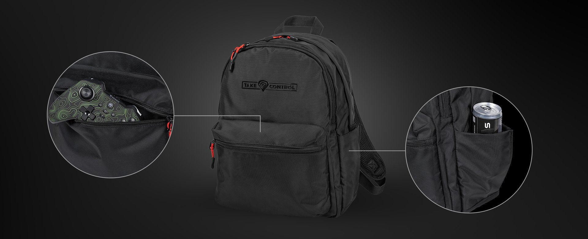 Natec Genesis Backpack Pallad 200 Negro 19inch